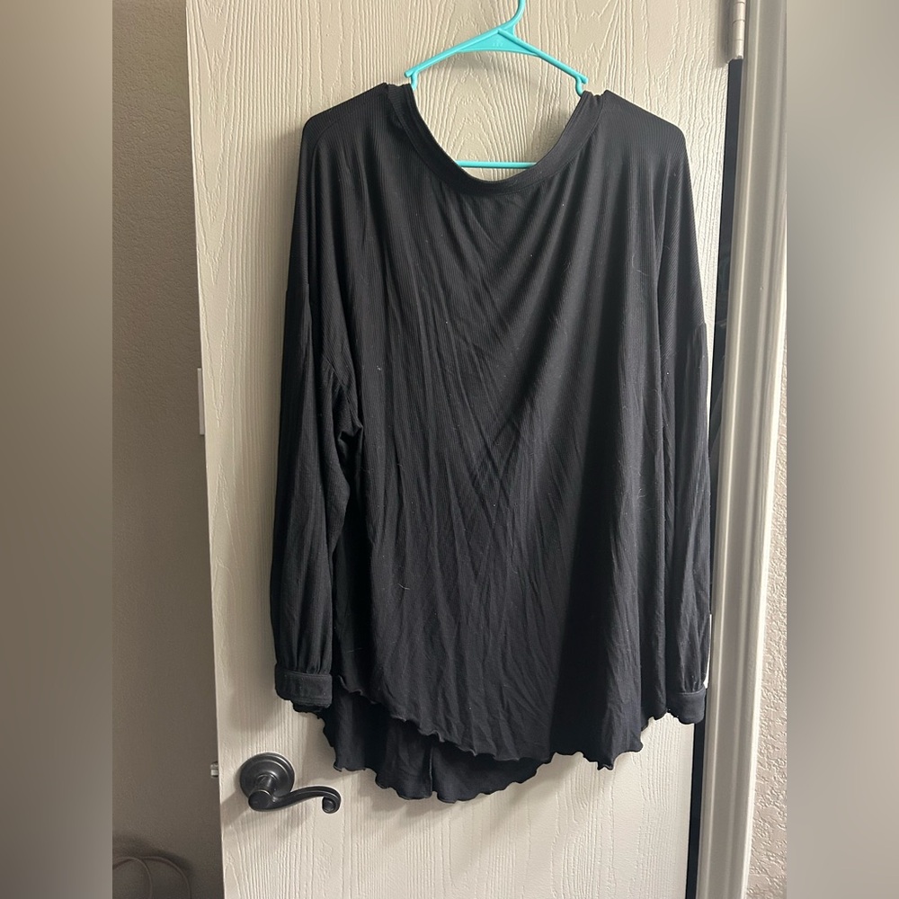 Free People Oversized V Neck